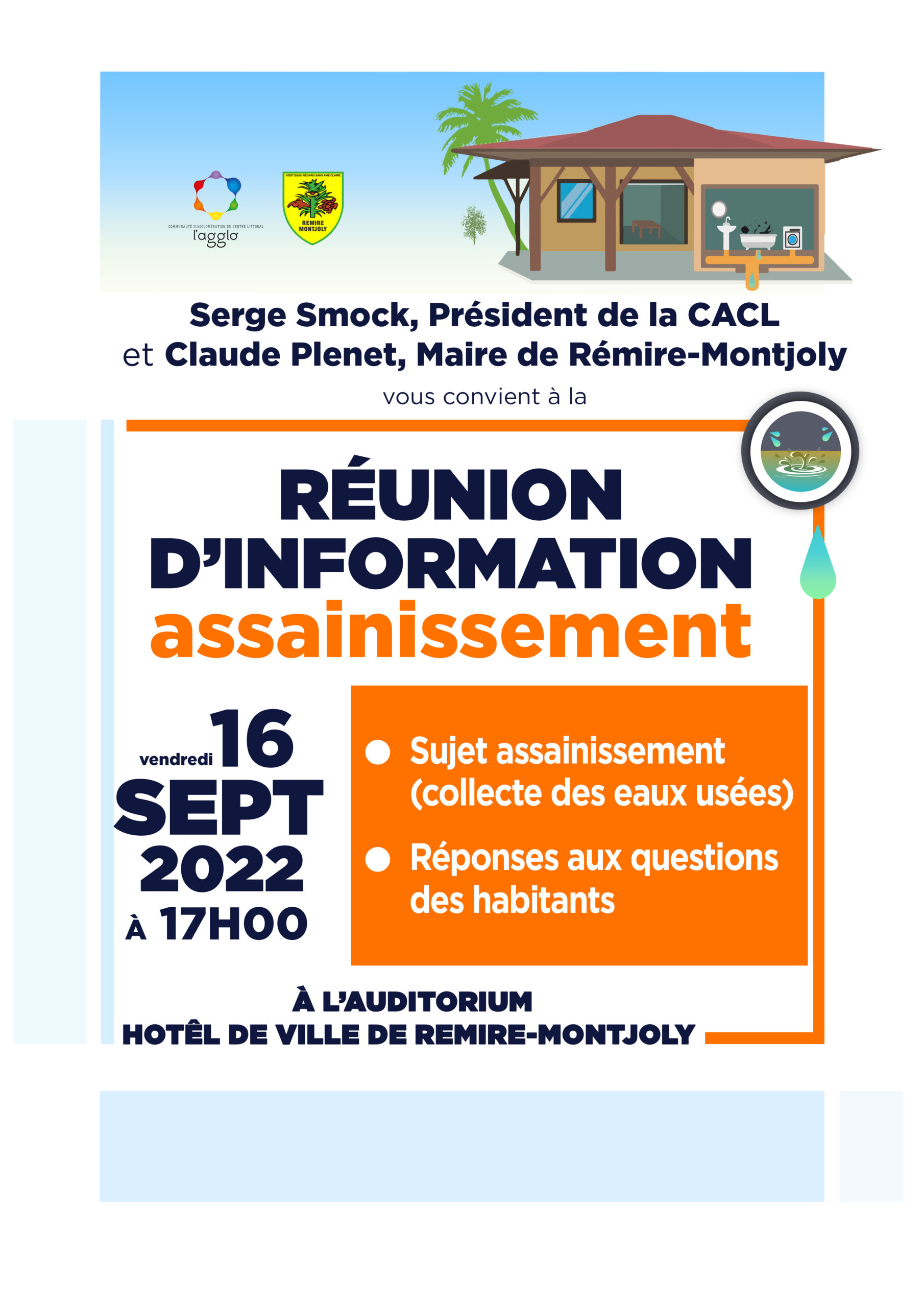 AFFICHE - reunion information - assainissement - 16092022