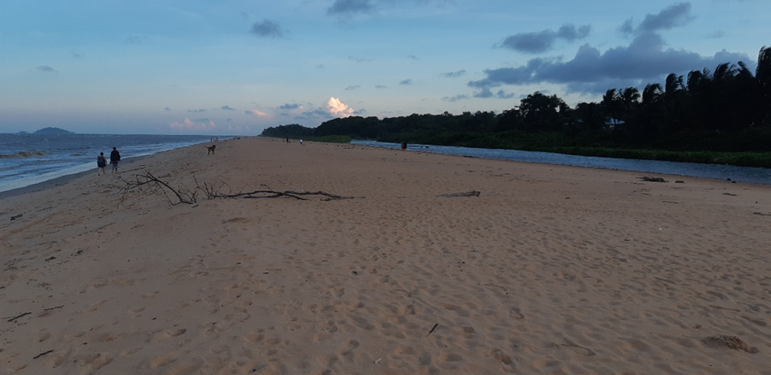 La dune bloque l'évacuation des eaux des Salines vers la mer ©CACL 2022