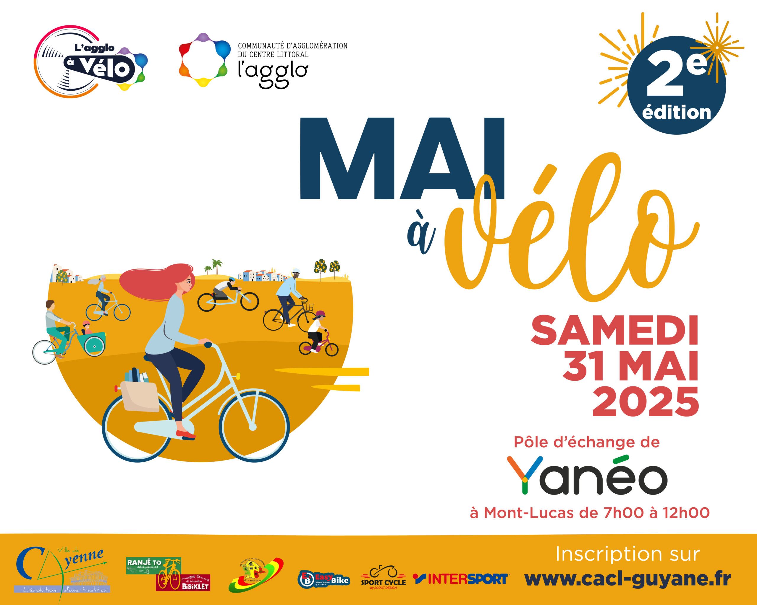 MAI À VÉLO 2025 - AFFICHE MAI À VÉLO 2025 - AFFICHE